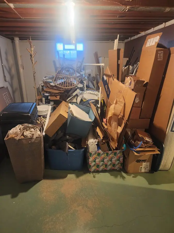 Roll-off dumpster container at job site for Yard Waste Dumpster Rental in Samsula-Spruce Creek